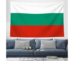 ZISTRCBAO Tapisserie Murale Drapeau De La Bulgarie, Tenture Murale Art élégant Du Drapeau Couverture Murales Tapisseries Decoration Murales Pour Maison Salon Chambre Dortoir, 200x150cm