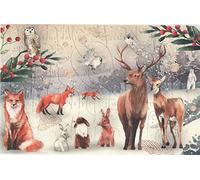 Zita´s Creative Papier de riz A4 - Forest Animals. Soie de paille, papier à découpage