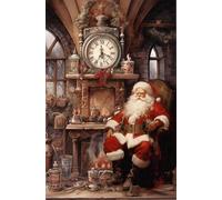 Zita´s Creative Papier de riz A4 - Santa's Room. Motif paille en soie de paille