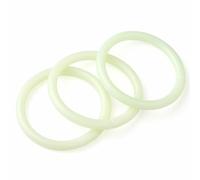 Zite Fishing Lot de 3 détecteurs de touche fluorescents pour pêche à la truite - Pour la pêche de fond - Convient également pour l'anguille, la carpe, le sandre et la pêche de nuit - Sans bâton
