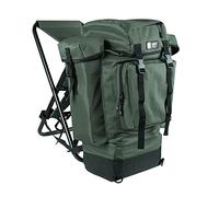 Zite Fishing Sac à dos de pêche avec chaise - Chaise à dos pliable pour la pêche et le camping - Tabouret pliable avec espace de rangement - Sac de pêche & siège alternatif