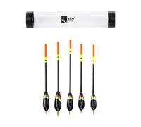 Zite Lot de 5 flotteurs de pêche pré-chargés et flotteurs - 2 + 2 g - 8 + 2 g - 8 + 2 g