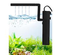 ZITFRI Filtro Acuario 60 litros 4W Filtro Pecera Filtro Acuario Interno 300L/H Flujo Ajustable Filtro Tortugas de Agua Bomba de Agua Para Acuario