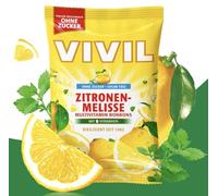 Zitronen Melisse - Bonbons multivitaminés goût citron-mélisse, sans sucre, avec 8 vitamines - Compatible avec Vivil - 90g