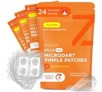 ZitSticka Killa Lot de 24 patchs à boutons pour le visage - Patch à boutons le plus puissant au monde avec microfléchettes à action rapide - Commence à fonctionner dans les 26 heures pour des zits