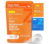 ZitSticka Killa Microdart Lot de 20 patchs à boutons pour le visage - Patchs à boutons les plus puissants avec microfléchettes à action rapide - Pour des zits profonds et précoces avec acide