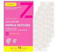 ZitSticka Lot de 72 patchs hydrocolloïdes pour le visage et le corps, patchs hydrocolloïdes pour couvrir les boutons et les imperfections, patchs d'acné ou boutons autocollants, patchs