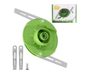 ZITUZY Pièces de rechange pour débroussailleuse sans fil Einhell GE-CT 18 LI, 1 planche à découper + 4 lames (vert)