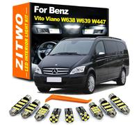 ZITWO lampe d'intérieur de voiture pour Mercedes Benz Vito Viano W638 W639 W447 1996- 2017 2018 2019 ampoule LED Kit de lampe de lecture dôme intérieur