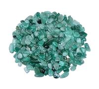 ZIUBMVDYC Éclats de Quartz concassés, Gravier cristallin de Fraise Verte 5-12mm 500g/1000g(7 9mm,1000g)