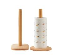 ZIUBMVDYC Porte-Rouleau de Papier essuie-Tout sur Pied, 1 Support Mural en Bois for Rouleau de Papier essuie-Tout Non perforé