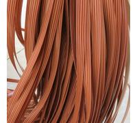 ZIUSFAC MatéRiel De Réparation De Rotin pour Meubles De Jardin Vannerie, Matériau De Réparation en Rotin Tressé en Plastique 8 Mm De Large Bande De Rotin Plat(5 Brown)