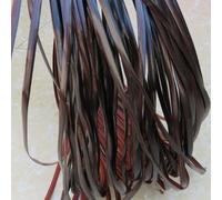 ZIUSFAC MatéRiel De Réparation De Rotin pour Meubles De Jardin Vannerie, Matériau De Réparation en Rotin Tressé en Plastique 8 Mm De Large Bande De Rotin Plat(Coffee Gradient)