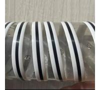 ZIUSFAC MatéRiel De Réparation De Rotin pour Meubles De Jardin Vannerie, Matériau De Réparation en Rotin Tressé en Plastique 8 Mm De Large Bande De Rotin Plat(Zebra)