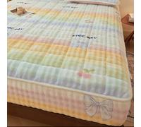 ZIUSFAC Parure De Lit Velours Corail Drap-Housse Épaisse d'hiver Drap Housse Chaud Doux Housse Matelas 150×200 180×220 Protège-Matelas Poche Profonde 28cm(Yellow,150x190cm/59x75in)