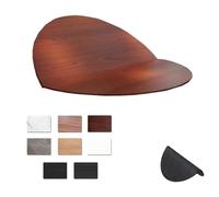 ZIUSFAC Plateau De Table Rond Table Ronde Pliable Bois Dessus De Table De Jardin 80/90/100/110cm Plateau De Table De Remplacement Uniquement(80cm(31.5in))