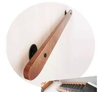 ZIUSFAC Rampe D'escalier en Bois 110cm 300cm Main Courante Mural Rambarde pour Escalier Balustrade avec Kit Complet Main Courante D'escalier Intérieur Porche Couloir(16.4ft/500cm)