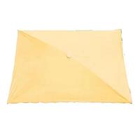 ZIUSFAC Rectangulaire Toile De Rechange pour Parasol 6 Baleines 4 Baleines, Auvent De Rechange 2.5×2 Housse De Rechange pour Parasol(Bevel Umbrella Khaki,2.5x2m)