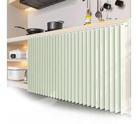 ZIUSFAC Rideaux D'armoire Imperméables Rideau sous Evier Rideaux pour Étagères Rideau De Placard Rideau Pliables Anti-Poussière Rideau Occultant Auto-Adhésif Beige/Gris(Green,120x60cm/47.2x23.6in)