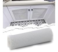 ZIUSFAC Rouleau De Cannage en Rotin Blanc Sangle De Rotin pour Vannerie Rouleau De Toile De Canne Sangle De Canne en Rotin Synthétique Rouleau De Cannage pour Mobilier(100x45cm/39.4x17in)