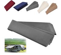 ZIUSFAC Tissu De Rechange pour Auvent Voiture Camping-Car Toile De Remplacement Pare-Soleil Rétractable Toile De Store en Polyester Imperméable(Gray,(10x8.2ft) 3x2.5m)