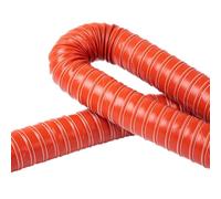 ZIUSFAC Tuyau D'admission Flexible Conduit D'air Diamètre De 20mm 100mm Tuyau D'aération Automobile Durite D'Admission D'air Longueur 1 M Tuyau D'Évacuation(2m/6.6ft,160mm-6 1/4in)