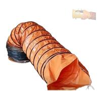 ZIUSFAC Tuyau D'aération Flexible 5m Tuyau De Ventilation Avec Corde Réglable Gaine Ventilation 300mm 400mm 600mm Tuyau D'admission Pour Extracteur D'air Ventilateur(5m/16.4ft,450mm/17.7in)