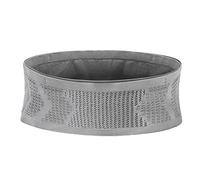 ZIUTPDAX Sac banane pour course à pied, support pour téléphone portable, sac banane pour voyages et entraînements en vélo, gris M