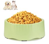 Zivacate 2-en-1 Gamelle Antiglouton pour Chiens & Chats - Gamelle avec Insert Rotatif Contre Les Gloutonneries & Ballonnements - Antidérapante & Lavable au Lave-Vaisselle - Vert