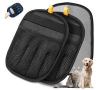 Zivacate Gant Anti Poils Animaux - Gant Poils Animaux Réutilisable Électrostatique, Gant à Cinq Doigts, Gants de Toilettage Double Face Lavables pour Vêtements, Lit, Canapé, Tapis - 2 Pièces