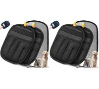 Zivacate Gant Anti Poils Animaux - Gant Poils Animaux Réutilisable Électrostatique, Gant à Cinq Doigts, Gants de Toilettage Double Face Lavables pour Vêtements, Lit, Canapé, Tapis - 2 Pièces