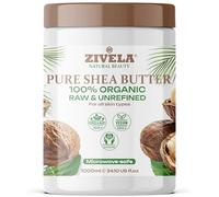 Zivela 100 % Bio Beurre de Karité 1000ml non Raffiné & Pur - Soin Corporel Naturel, Hydratant et Nourrissant, Adapté à Tous les Types de Peau