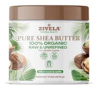 Zivela 100 % Bio Beurre de Karité 500ml non Raffiné & Pur - Soin Corporel Naturel, Hydratant et Nourrissant, Adapté à Tous les Types de Peau