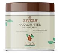 ZIVELA Beurre de cacao 450 g - La graisse de cacao hydratante et régénère en profondeur - Beurre non raffiné pour le soin de la peau et des cheveux - La graisse de fève de cacao avec effet protecteur