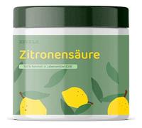 Zivela Poudre d'acide citrique 500 g - Acide citrique pur de qualité alimentaire E330 - Pour la cuisson et la cuisson - Détartrant pour bouilloire électrique, machine à café, machine à laver - 100