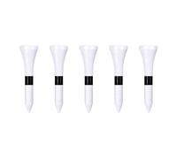 Zivisk Tee Golf Bois 38mm Lot de 100 Tees Golf en Bambou - Blanc