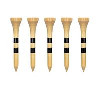 Zivisk Tee Golf Bois 54mm Lot de 100 Tees Golf en Bambou - Couleur Naturelle