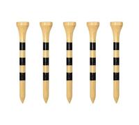 Zivisk Tee Golf Bois 70mm Lot de 100 Tees Golf en Bambou (Couleur Naturelle)