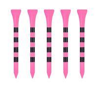 Zivisk Tee Golf Bois 70mm Lot de 100 Tees Golf en Bambou - Rose