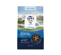 ZIWI Peak - Agneau séché à la vapeur et à l'herbe séchée avec légumes verts, 1,5 kg, haute teneur en protéines, sans céréales, nourriture sèche et crue alternative pour chiens