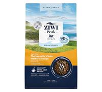ZIWI Peak - Poulet séché sans cage et sans cage avec maquereau entier, 2,2 kg - Nourriture sèche naturelle et riche en protéines, alternative crue et sans céréales pour chat