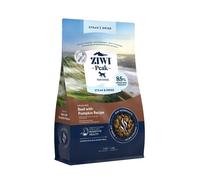 ZIWI Peak - Boeuf et citrouille nourris à l'herbe séchée et séchée, 1,5 kg, haute teneur en protéines, sans céréales, alternative aux aliments crus pour chiens