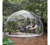 ZIXIAOS Dôme de jardin en PVC 3,6 m avec couvercle en PVC pour serre, salle à manger, camping, maison de jeu