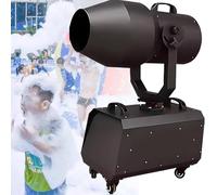 ZIXIAOS Machine à Mousse De Scène 2000 W, Secouage Automatique De La Tête, Jet De Mousse à Effet Scénique, Baignade Estivale Amusante pour Les Enfants, Portée De 7 à 10 M/Surface De 80 M²