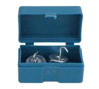 ZIXINNKC 2 pièces 10g Poids de Crochet de Laboratoire Poids à Double Crochet en Acier chromé avec étui pour Les travaux de Laboratoire de Physique Scientifique générale