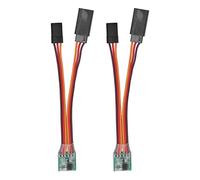 ZIXINNKC 2 pièces inverseur de Rotation Universel d'inverseur de Signal de servo RC pour l'appareil à gouverner d'avion d'avion RC