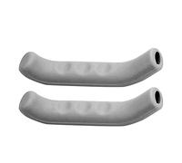 ZIXINNKC 2 pièces poignée de Frein Manchon en Silicone Couvercle de Protection du Levier de Frein de vélo de Montagne (Grise)