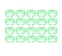ZIXINNKC 20 pièces sevrage de Veau Efficace en Plastique Confortable prévention de succion de Lait de Veau Anneau de Nez de bétail