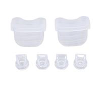 ZIXINNKC 4pcs Duckbill Valves and 2pcs Silicone Diaphragm Fit for S21 Breastfeeding Pump Replacement Accessories
