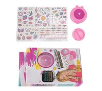 ZIXINNKC autocollants de tatouage autocollant d'ongle temporaire imperméable décoration de corps de visage pour les filles